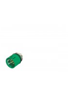 99 9135 70 12 Snap-In IP67 (miniature) male panel mount connector